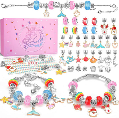 Perlenarmband Bastelset für Mädchen 5-12 Jahre - DIY Schmuck