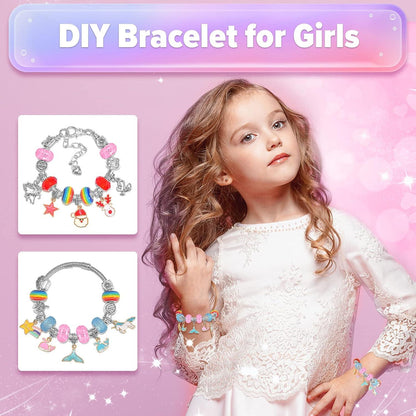 Mädchen Schmuck Bastelset Armbänder DIY Adventskalender 5-13 Jahre