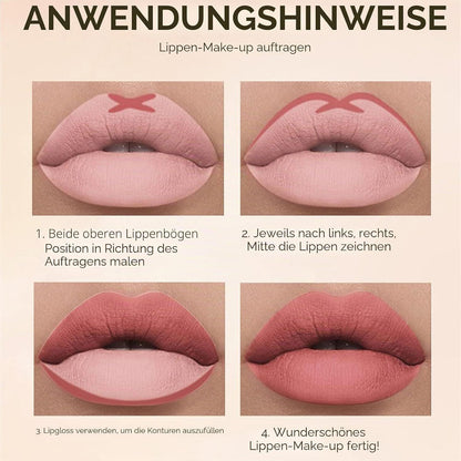 12er Set Matte Nudetöne Lippenstifte – Langlebig & Feuchtigkeitsspendend