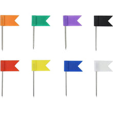 160 Stück Fahnennadeln in 8 Farben für Pinnwand - QWORK