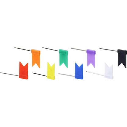 160 Stück Fahnennadeln in 8 Farben für Pinnwand - QWORK