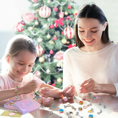 Armband Bastelset Mädchen Schmuck DIY, Perlen Weihnachtsgeschenk 5-12