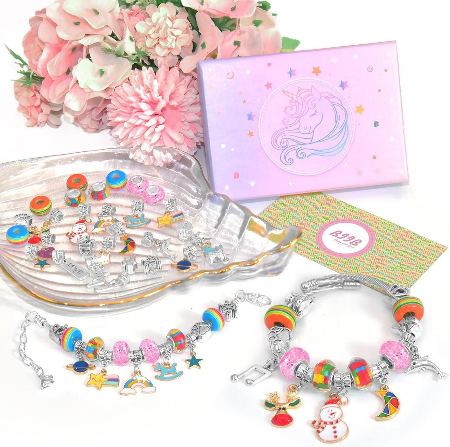 Schmuck Bastelset Mädchen Armbänder Selber Machen DIY 5-12 Jahre
