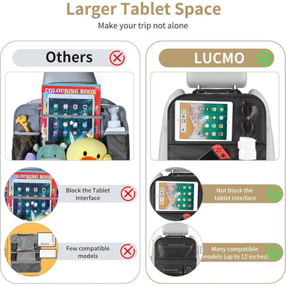 Auto Rücksitz Organizer Organizer mit Tablet Aufbewahrung