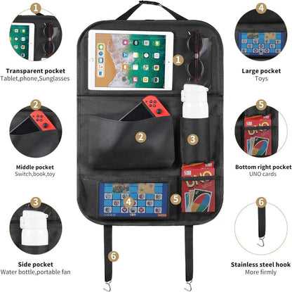 Auto Rücksitz Organizer Organizer mit Tablet Aufbewahrung