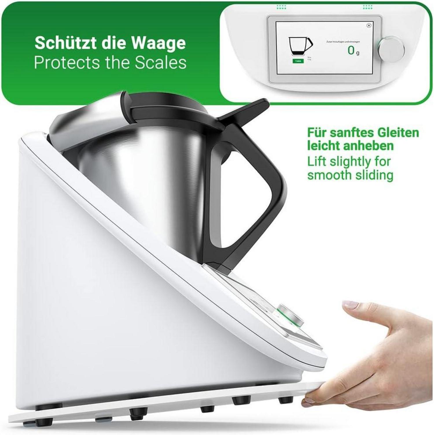 Gleitbrett für Thermomix TM6 TM5 - Acryl Rollbrett