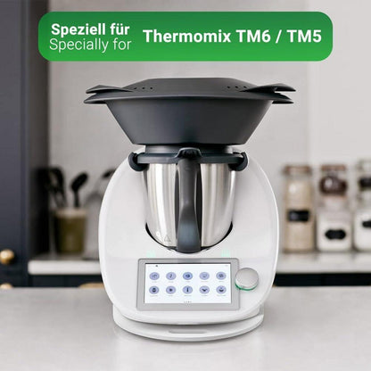 Gleitbrett für Thermomix TM6 TM5 | Acryl Rollbrett mit Silikonpads