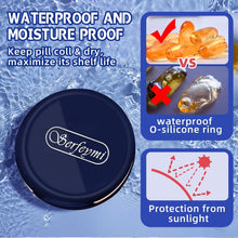 Tablettenbox Medikamentenbox 3 Fächer wasserdicht für Reise