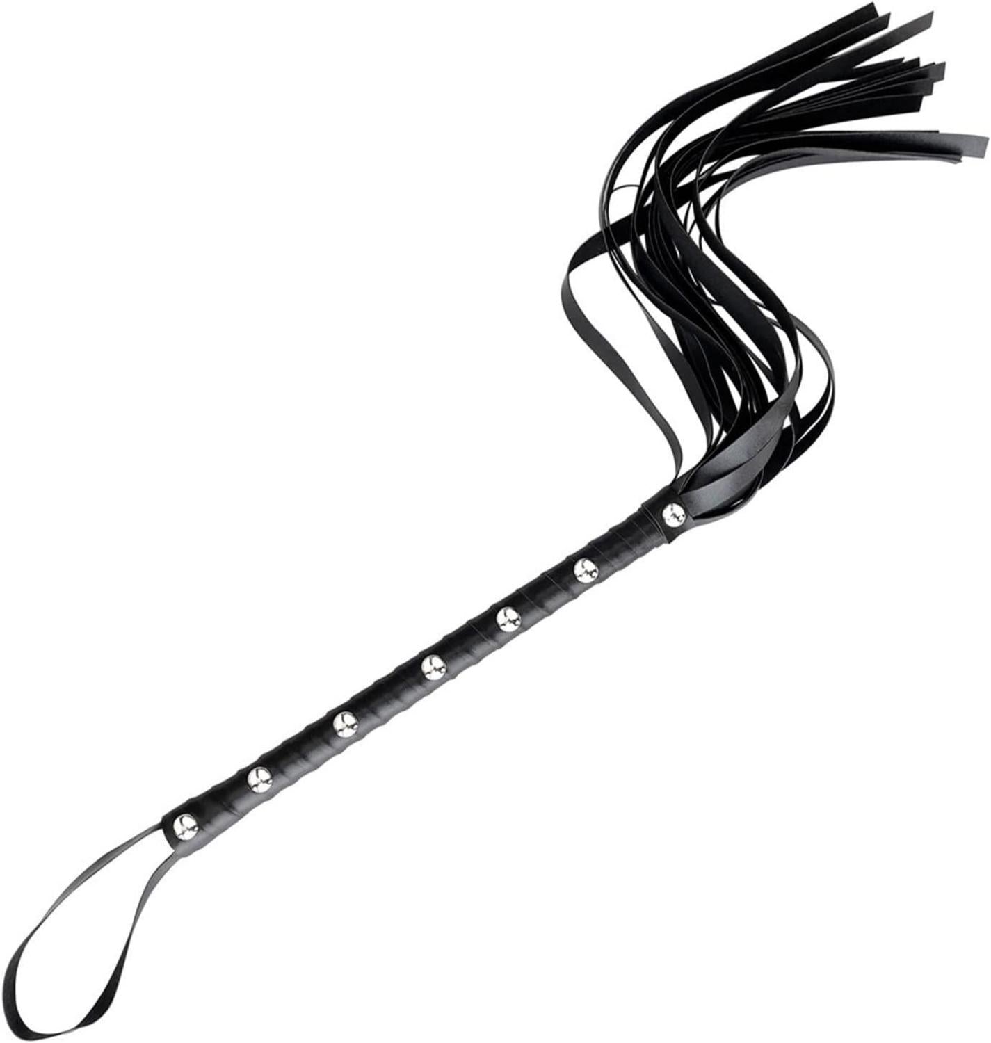 BDSM Fesseln Flogger Leder Peitsche Augenmaske Paddel 3 Stück Set