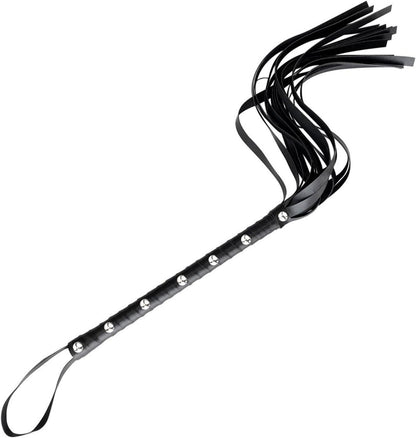 BDSM Fesseln Flogger Leder Peitsche Augenmaske Paddel 3 Stück Set