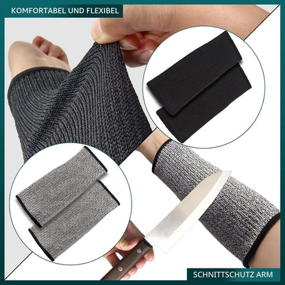 Schnittfeste Armschützer - Level 5 Schutz für Garten & Arbeit