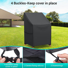Gartenstuhl Abdeckung wasserdicht 65x65x80/120cm Air Vent