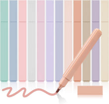 Pastell Textmarker Set 12 Stk. Ästhetische Highlighter Pen