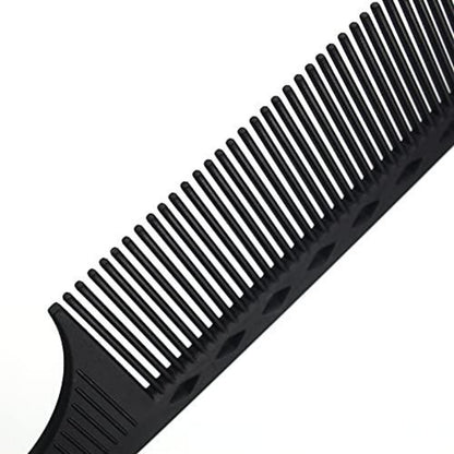 Professionelles Barber Carbon Kamm Set Hitzebeständig Antistatisch 8 Stück