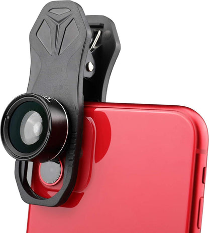 180° Fisheye-Objektiv mit Clip für iPhone Samsung Pixel