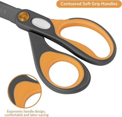Titanbeschichtete Schere 20,3 cm weiche Griffe 3er-Set