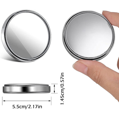 2Pcs Toter Winkel Autospiegel 360° HD Glas einstellbarer