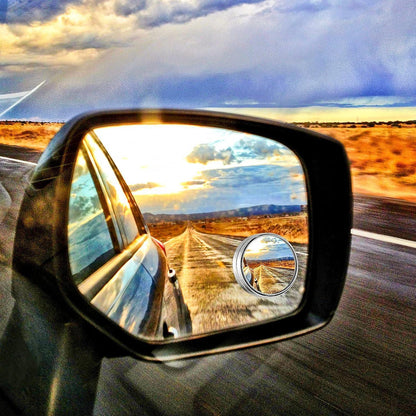 2Pcs Toter Winkel Autospiegel 360° HD Glas einstellbarer