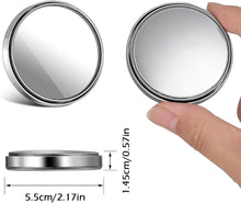 2Pcs Toter Winkel Autospiegel 360° HD Glas einstellbarer
