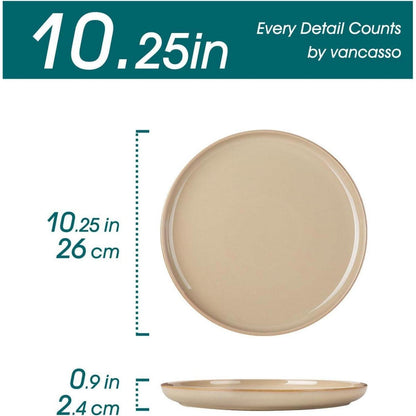 Vancasso Karst Steinzeug Tafelservice Set für 4 Personen