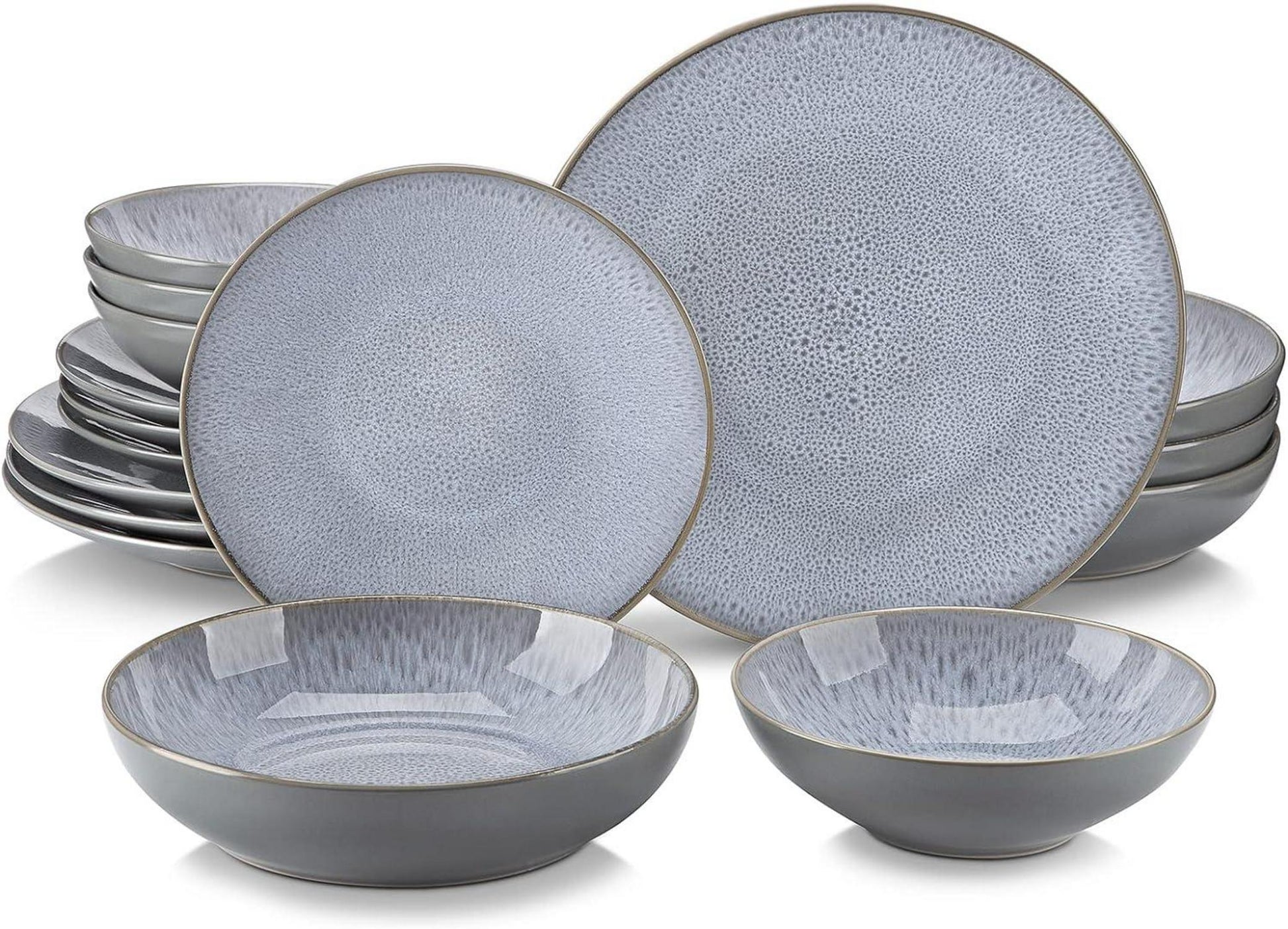 16-teiliges vancasso Karst Steinzeug Tafelservice Set, Vintage