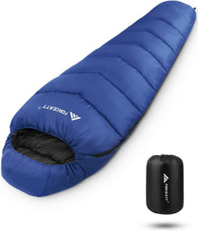 Mumienschlafsack Winter -7 ℃ Bis 20 ℃ 4 Jahreszeiten 2,4kg 210 X 80 CM