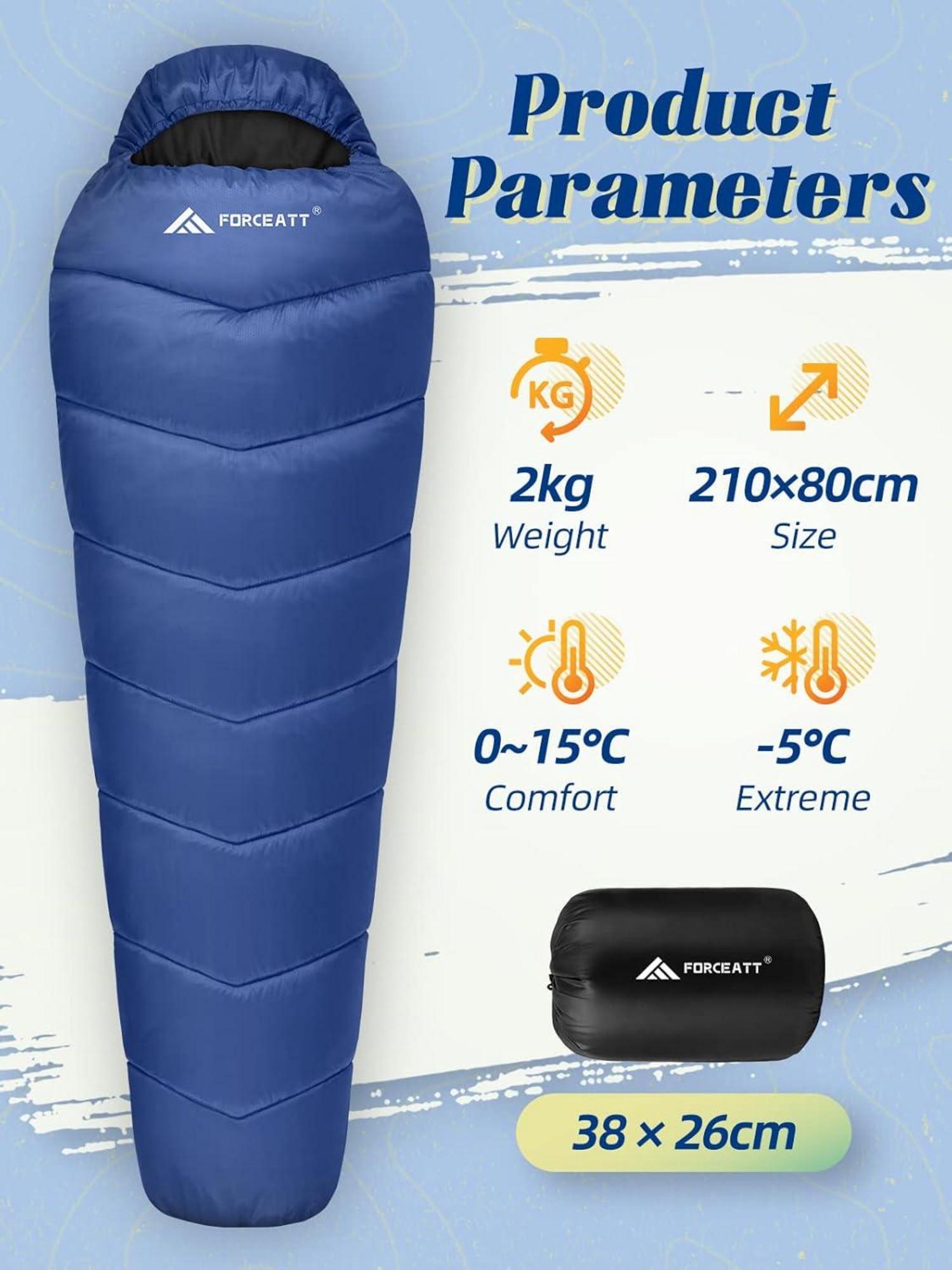 Winter Schlafsack -7 Bis 20 ℃ Mumienschlafsack 4