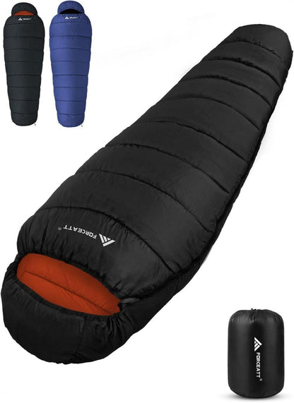 Forceatt Winter Mumienschlafsack -7 ℃ Bis 20 ℃ 4 Jahreszeiten
