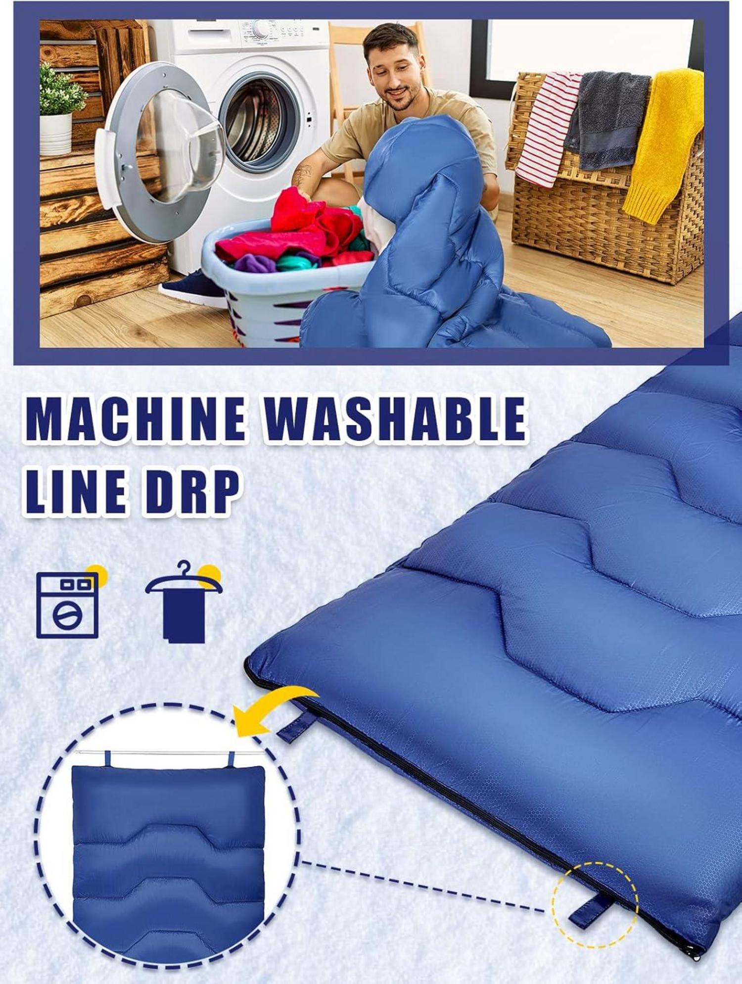 Forceatt Schlafsack Winter 4 Jahreszeiten -7~20°C Wasserabweisend 210x80CM