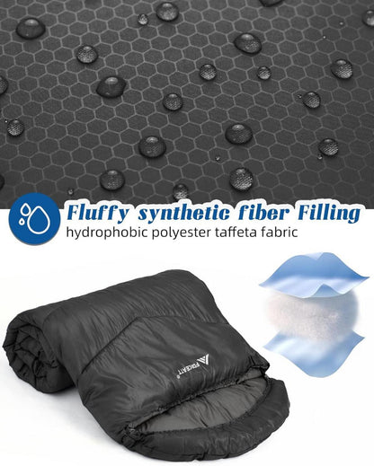 Qualitätsschlafsack für Erwachsene -7~20°C, kompakt & leicht