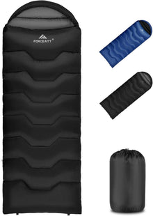 Forceatt Schlafsack Winter 4 Jahreszeiten -7~20°C Deckenschlafsack für