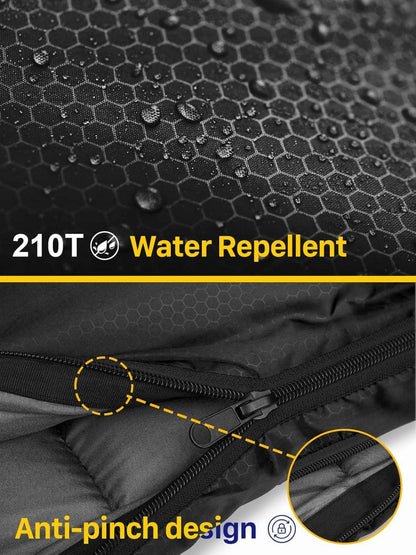 Forceatt Schlafsack Winter 4 Jahreszeiten -7~20°C Outdoor Camping Wandern