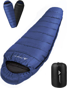 Winter Mumienschlafsack -7 bis 20 ℃ 4 Jahreszeiten Gazauberer Bewahre