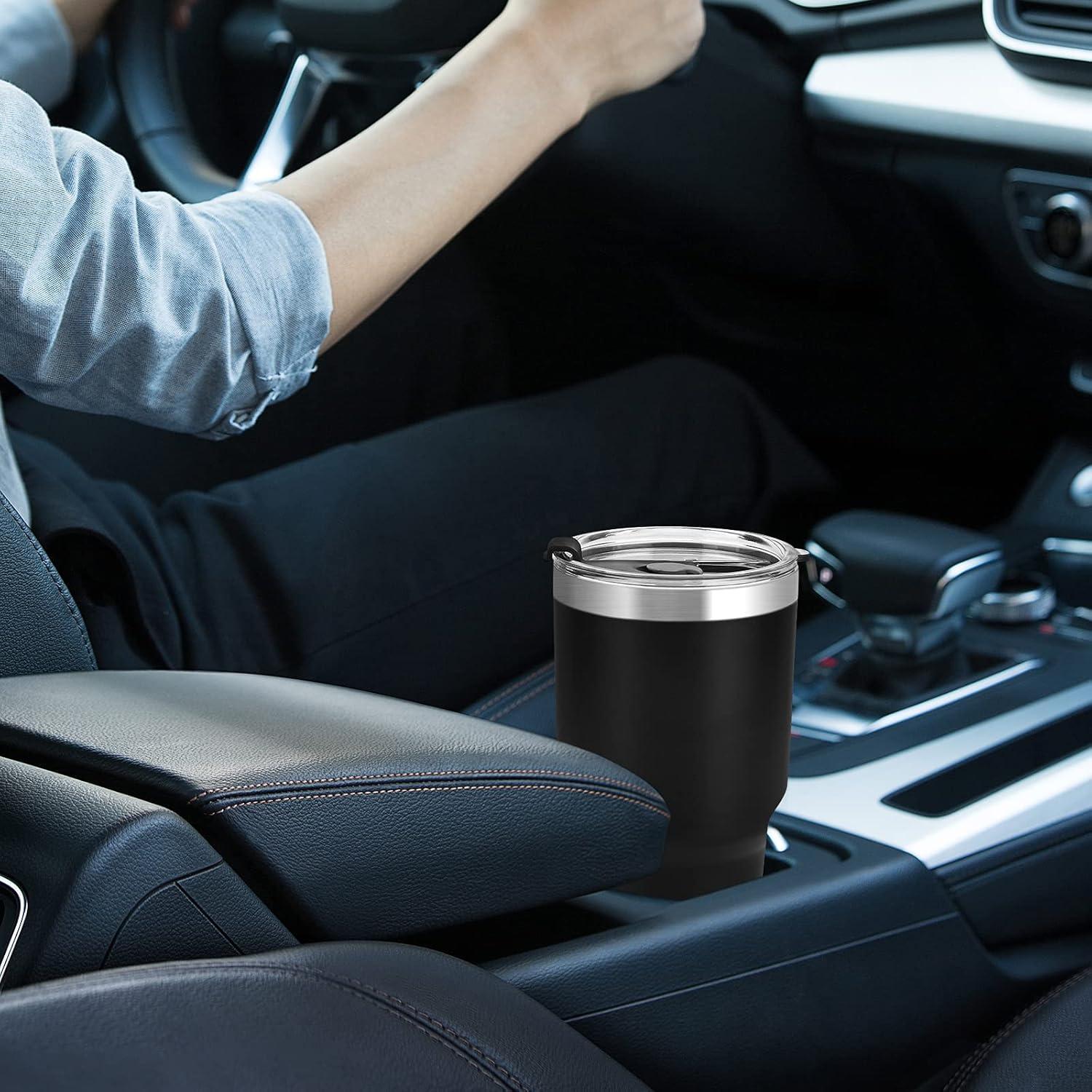 Livole 30oz Doppelwandiger Thermobecher mit Strohhalm