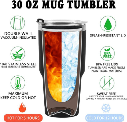 Livole 30oz Thermobecher Edelstahl Isolierter Kaffeebecher mit