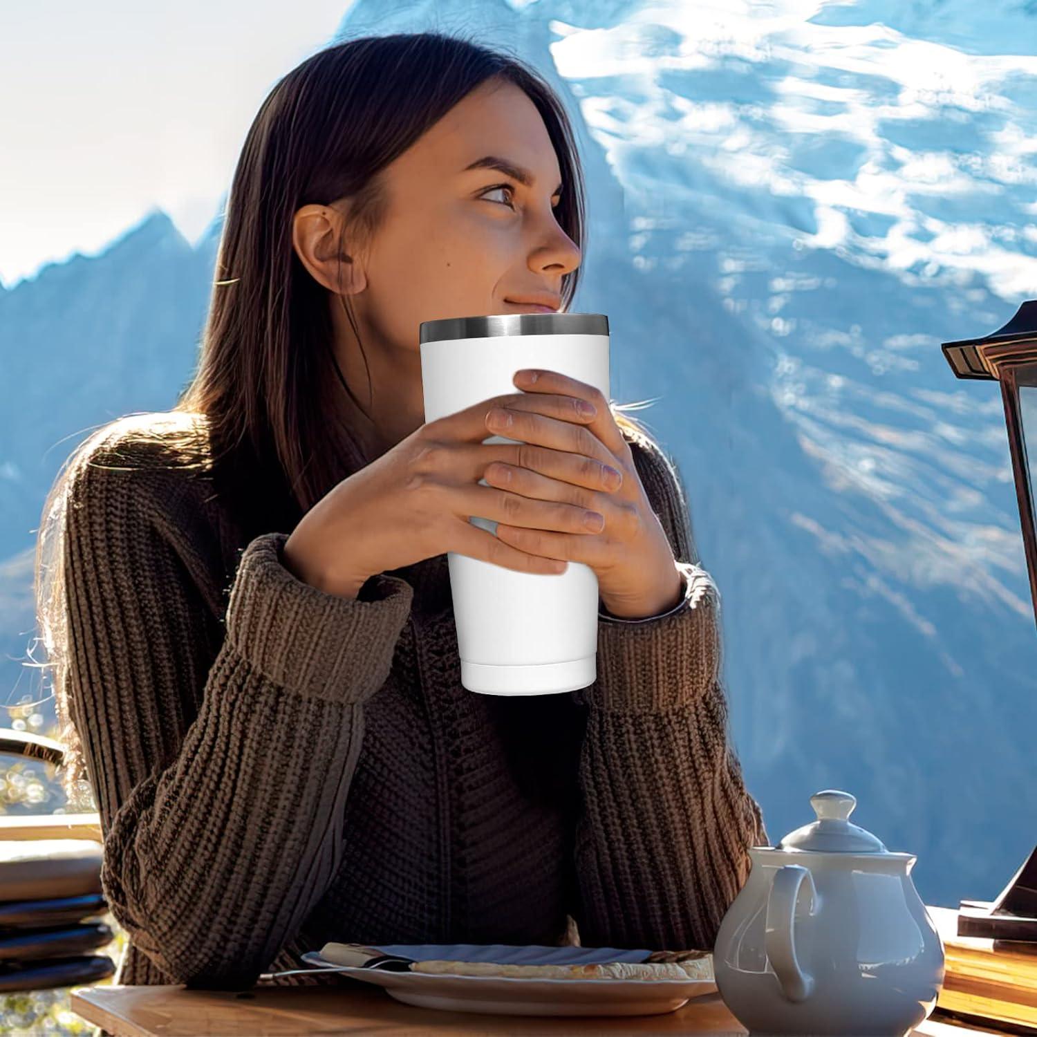 Livole 30oz Trinkbecher Edelstahl Isolierter Kaffeebecher