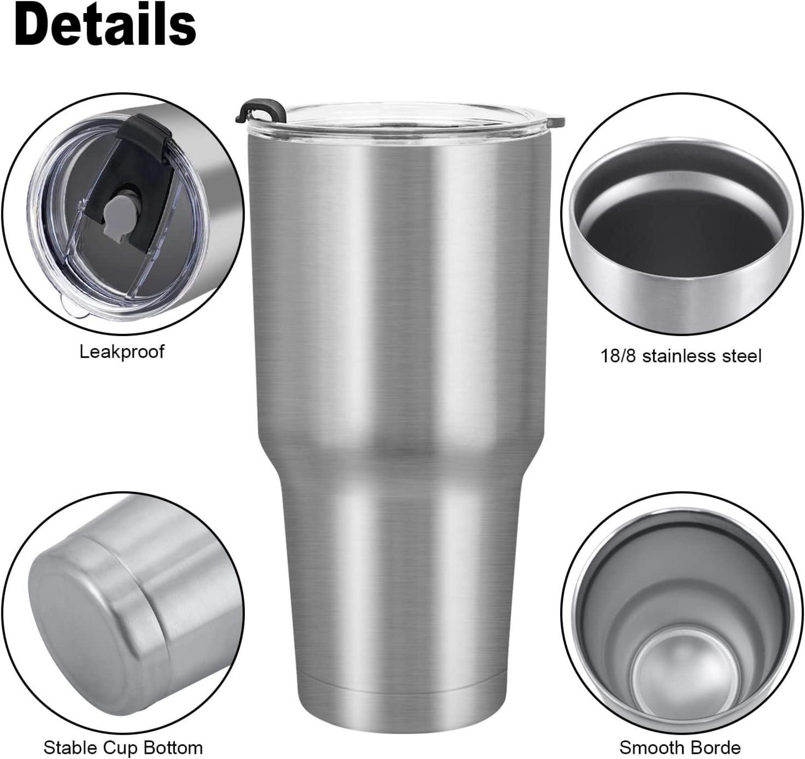 Trinkbecher 30oz Kaffee to go Camping Tasse Edelstahl Isolierter