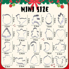 Weihnachts Ausstechformen Set 20 Stück Mini Edelstahl