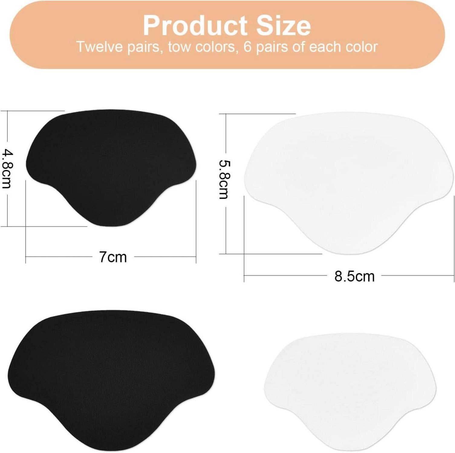 Flintronic 8 Paar Sneaker Fersen Patch Leder Fersenschutz