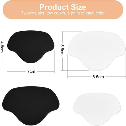 Flintronic 8 Paar Sneaker Fersen Patch Leder Fersenschutz