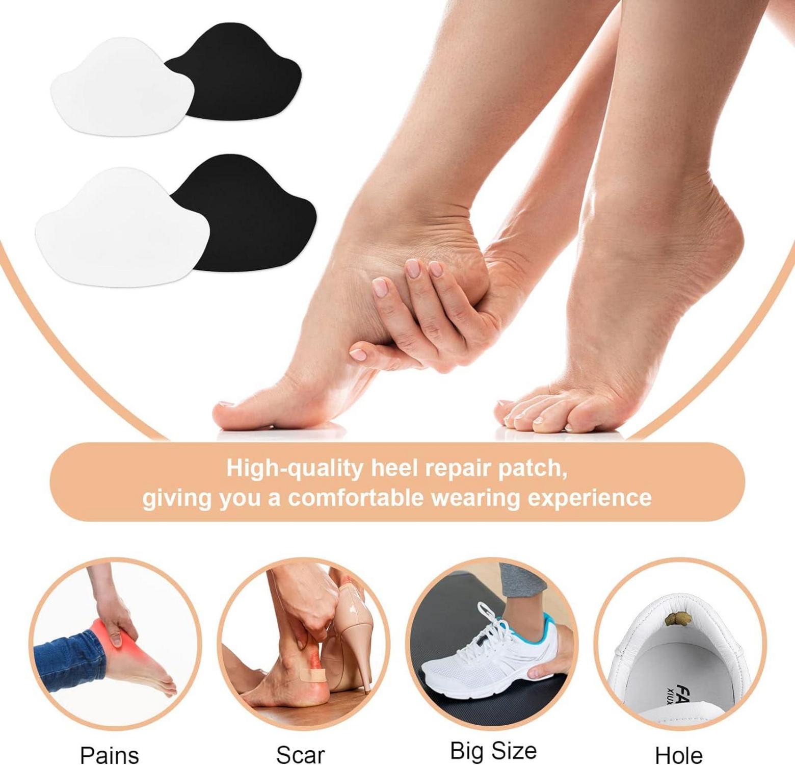 Sneaker Fersen Patch Reparatur Leder Fersenschutz 8 Paar