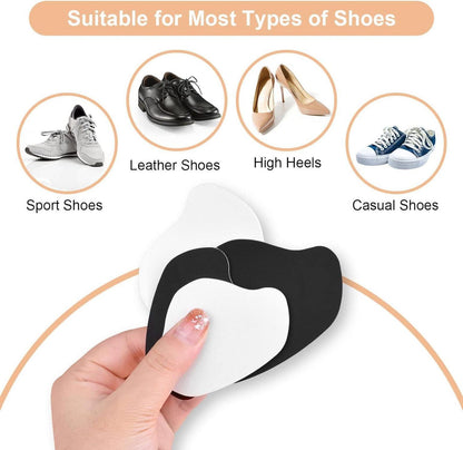 Flintronic 8 Paar Sneaker Fersen Patch Schuhe Reparatur Schwarz