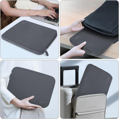 Laptoptasche 13,3 Zoll Schutzhülle MacBook Air Pro Hülle 32x23 cm Grau