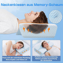 Orthopädisches Memory Foam Nackenkissen - Kühlendes