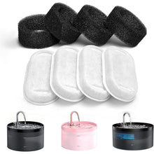 Katzenbrunnen Filter 4 Stück + 4 Schaumstofffilter