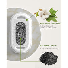 Katzenbrunnen Filter 4 Stück + 4 Schaumstofffilter