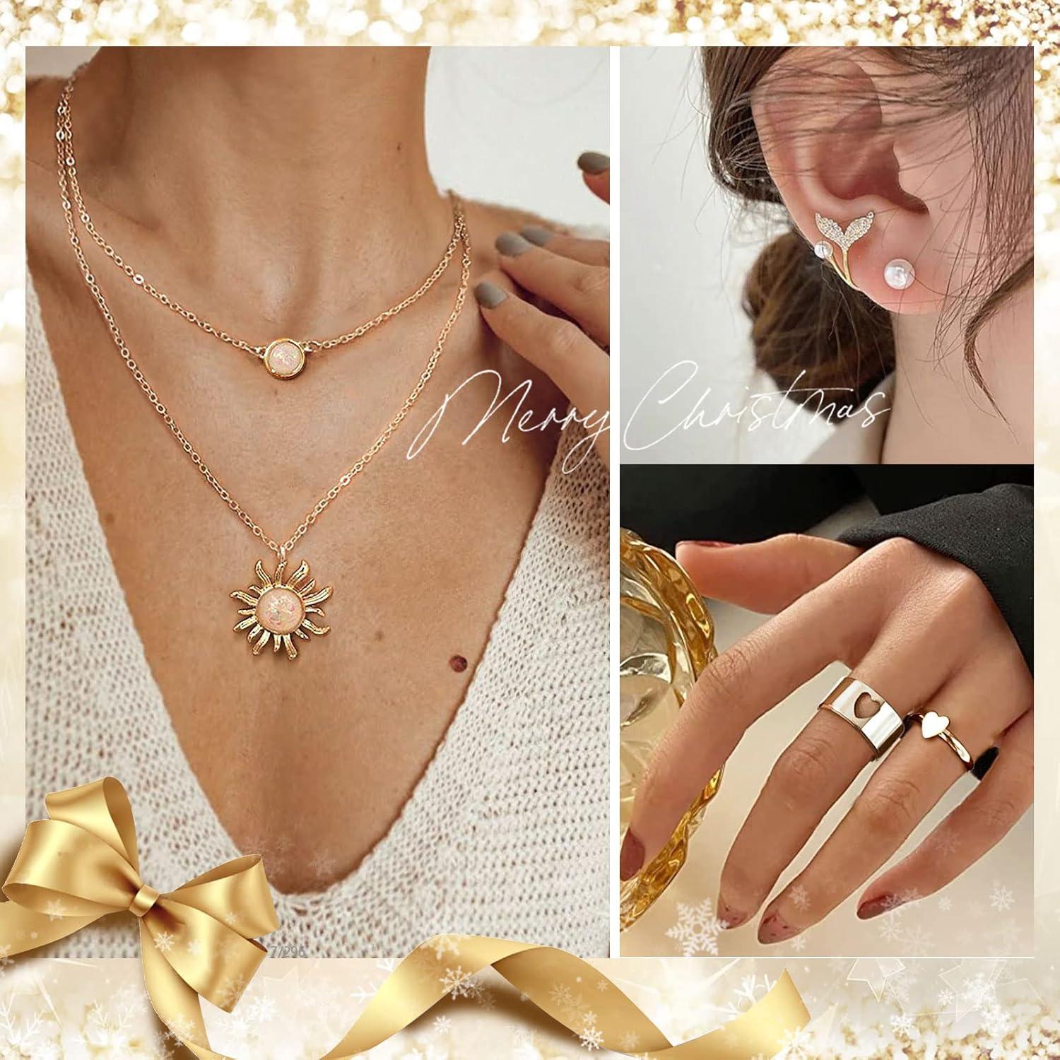 Schmuck Adventskalender 2024 für Damen mit 24 Überraschungen