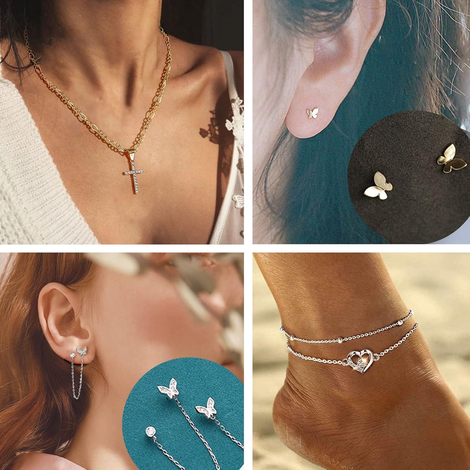 Souarts Schmuck Adventskalender 2024 Frauen 24 überraschende Weihnachts-Schmuckstücke