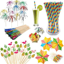 Party Zubehör 140 Stück Cocktail Deko Schirmchen Strohhalme