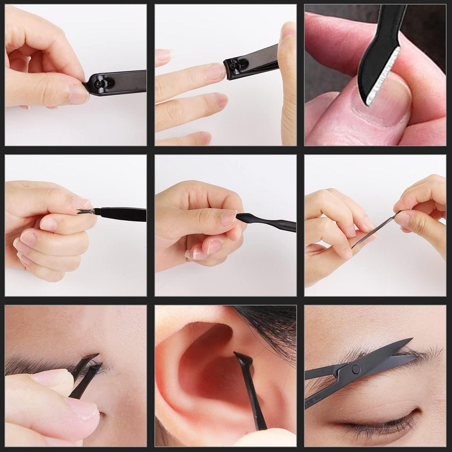 Professionelles Maniküre Pediküre Nagelknipser Set 18-teilig Edelstahl